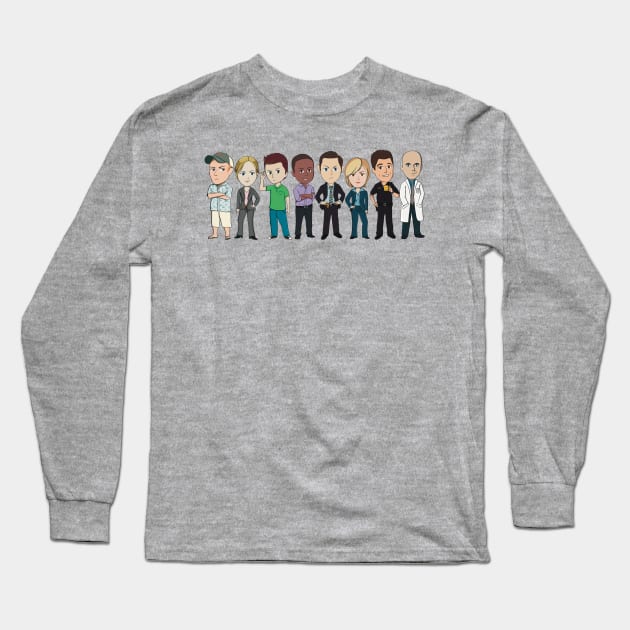 Team Psych Chibi Long Sleeve T-Shirt by CraftyNinja